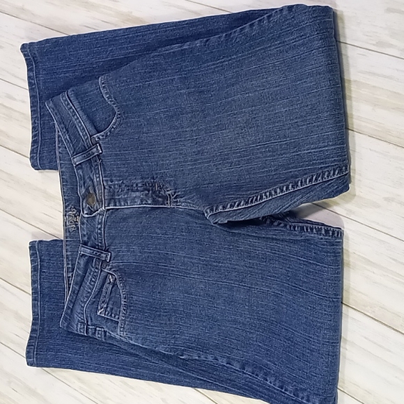 Riders by Lee Straight Leg Blue Jeans Size 6 Petite - Picture 2 of 16